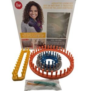 Boye Assorted Loom Set 6‎ Piece Knitting Craft Kit Pre-Owned